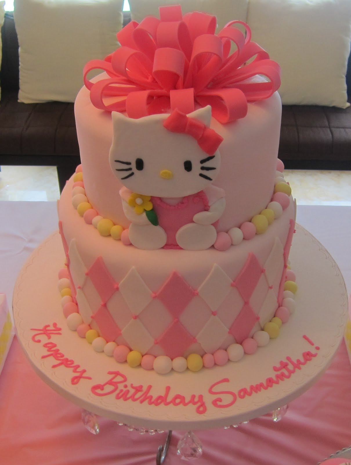 Kitty Birthday Cake
 SimplyIced Party Details Hello Kitty First Birthday