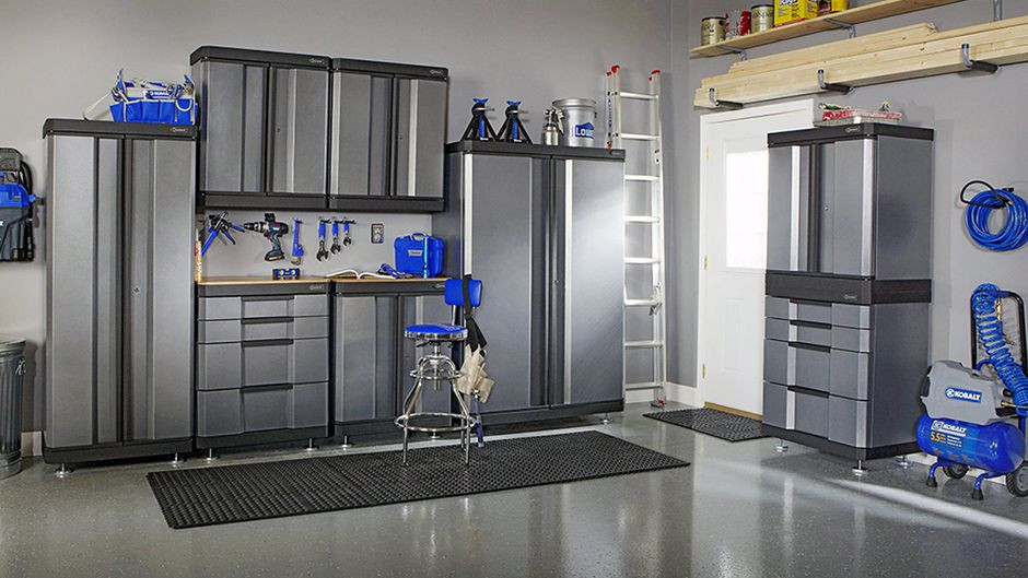 Kobalt Garage Organizers
 Kobalt garage storage and epoxy floor
