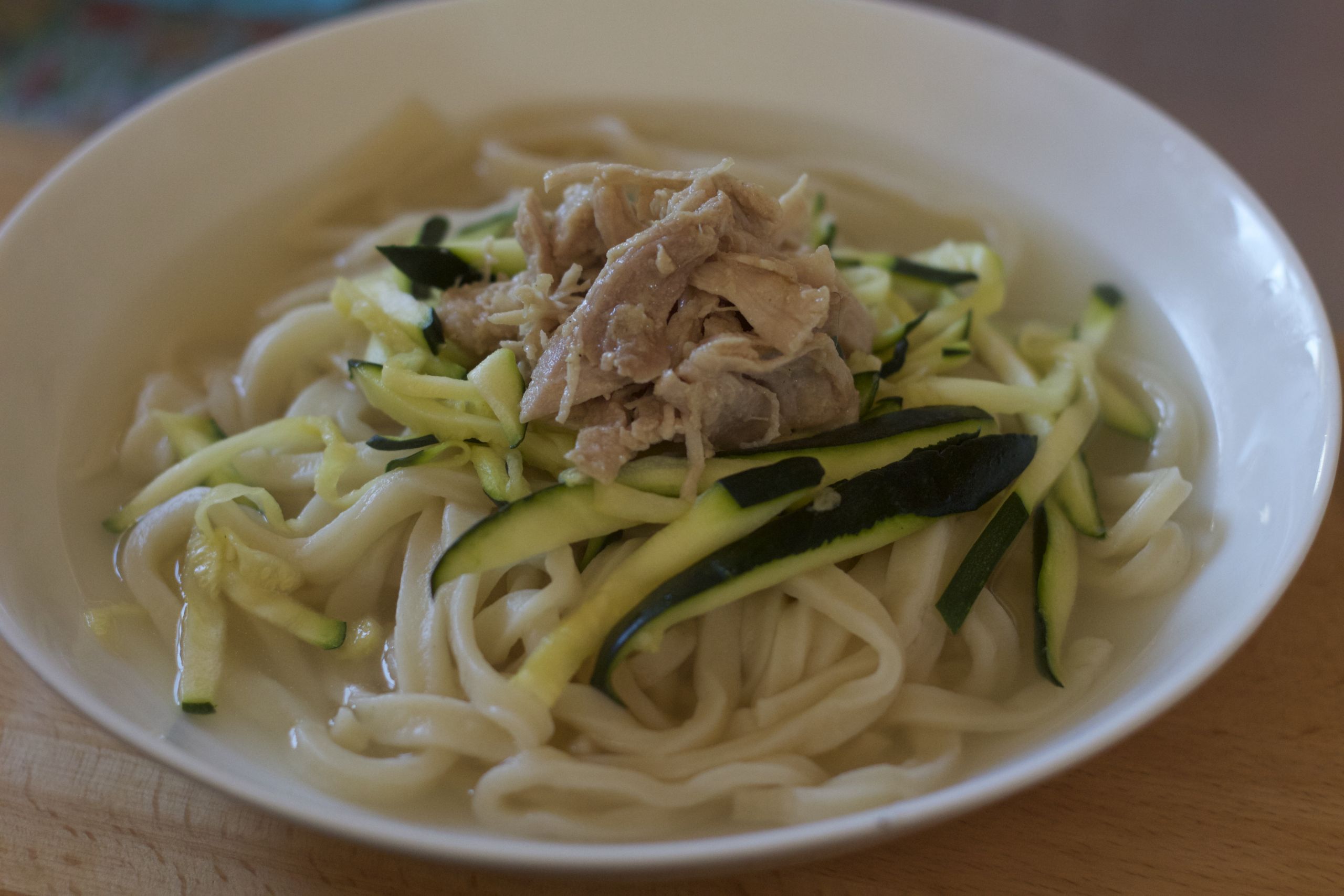 Korean Knife Noodles
 Korean food photo Dak Kalguksu 닭칼국수 Maangchi