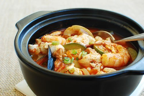 Korean Seafood Stew
 Haemul Sundubu Jjigae Seafood Soft Tofu Stew Korean