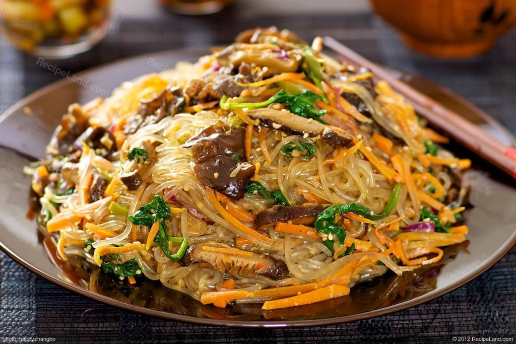 Korean Sweet Potato Noodles
 Korean Sweet Potato Noodles Stir Fry Recipe