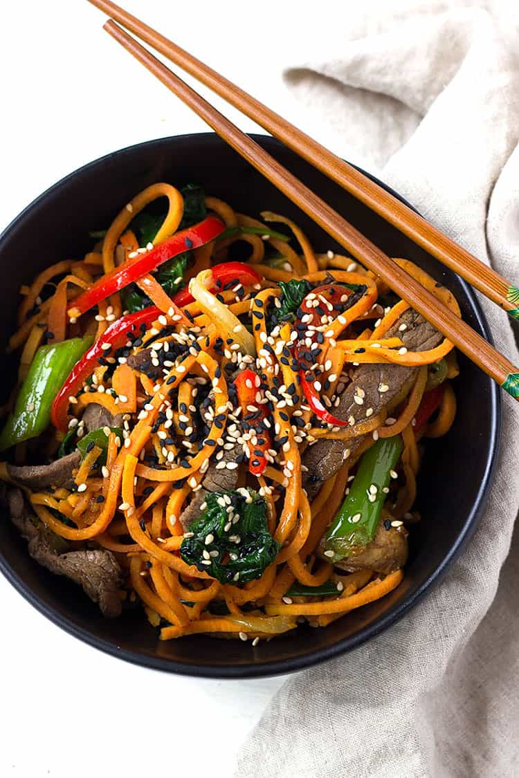 Korean Sweet Potato Noodles
 Korean Style Sweet Potato Noodles Nutritionist meets Chef