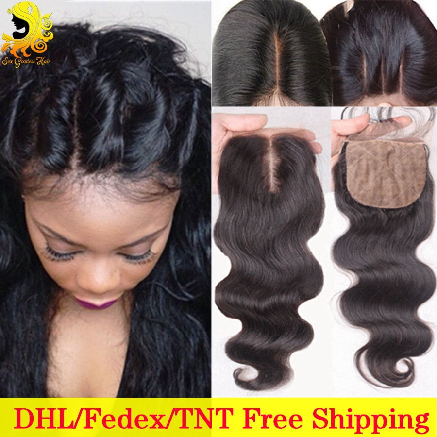 Lace Closure With Baby Hair
 Aliexpress Buy Cheap Brazilian Silk Base Closure