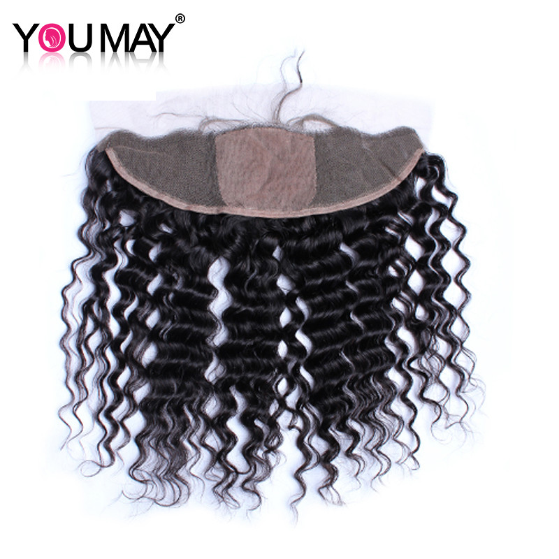 Lace Closure With Baby Hair
 13X4 Lace Frontal Closure With Baby Hair Deep Wave Silk