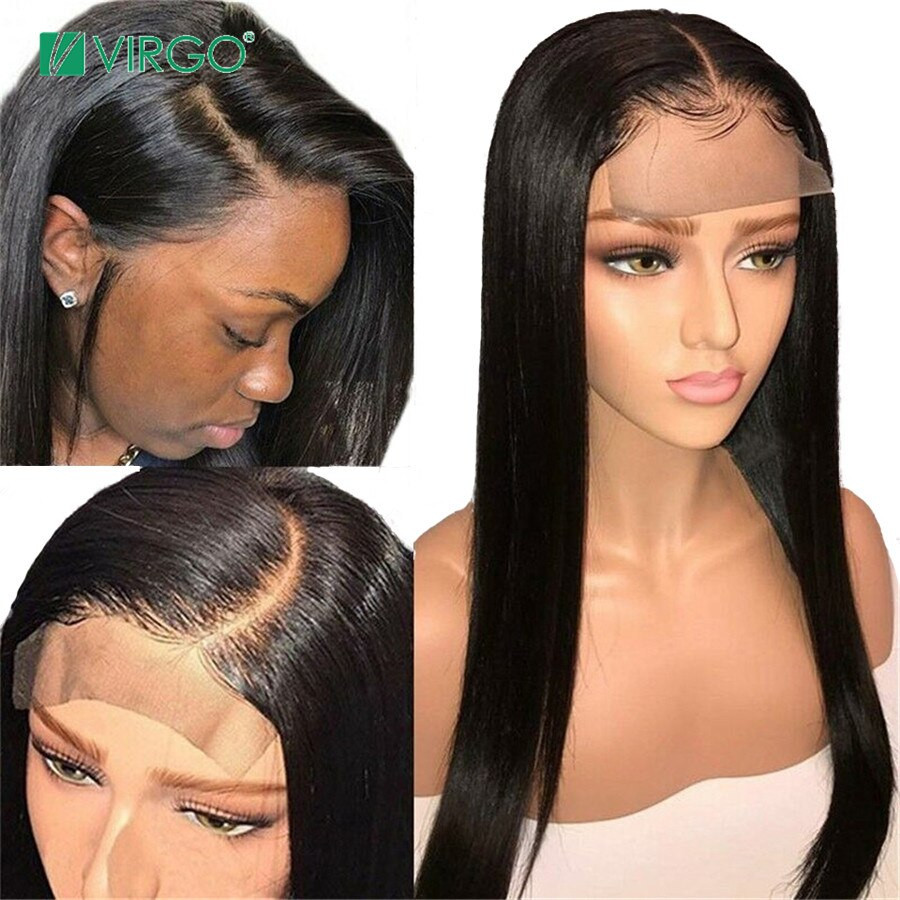 Lace Closure With Baby Hair
 4x4 Lace Closure Wig Straight Lace Front Human Hair Wigs