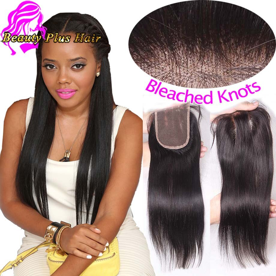 Lace Closure With Baby Hair
 Cheap 7A Brazilian Straight Lace Closure Virgin Human Hair