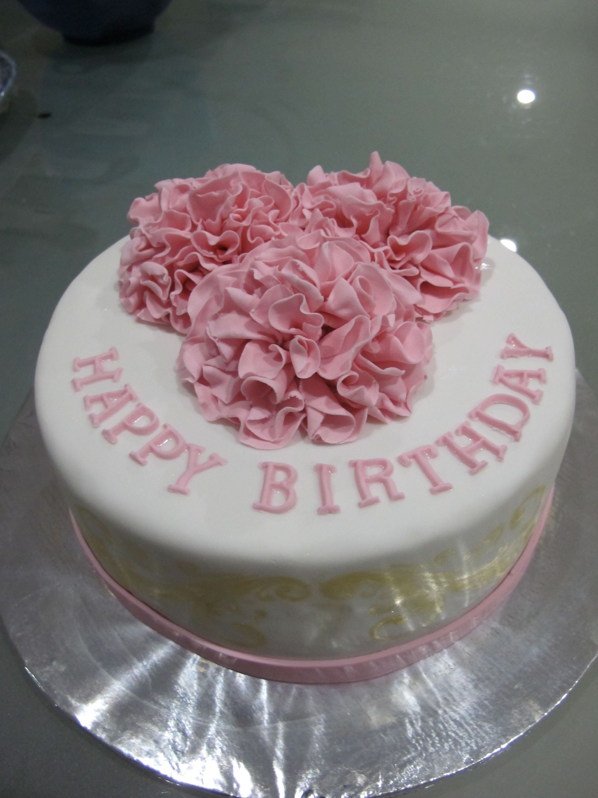 Ladies Birthday Cakes
 Simple Birthday Cake for 2 Special La s