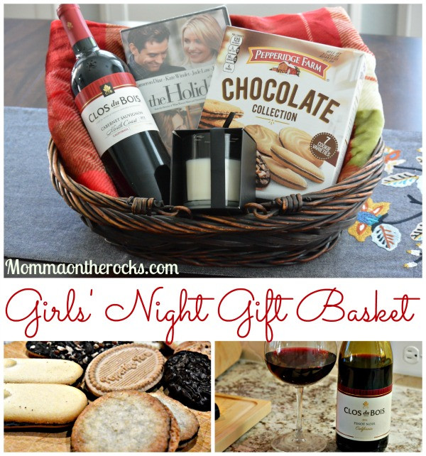 Ladies Night Out Gift Basket Ideas
 Girls Night Gift Basket Momma The Rocks