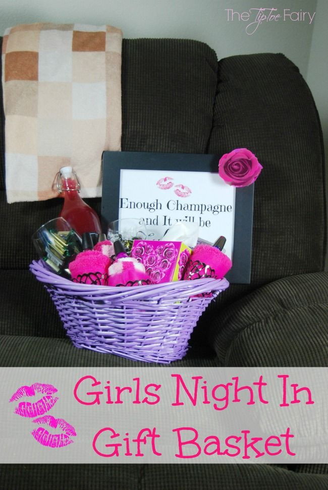 Ladies Night Out Gift Basket Ideas
 Girls Night In Gift Basket perfect for hanging out with
