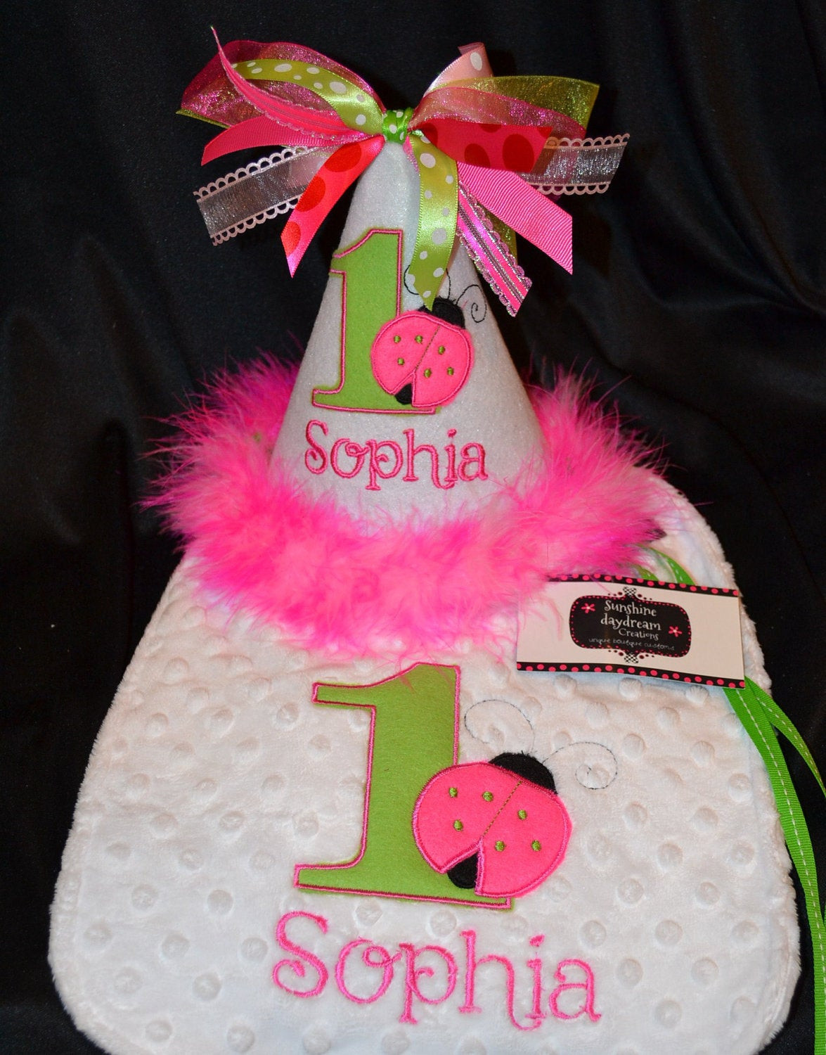 Ladybug 1st Birthday Decorations
 1st Birthday Party Ladybug Princess Hat and by