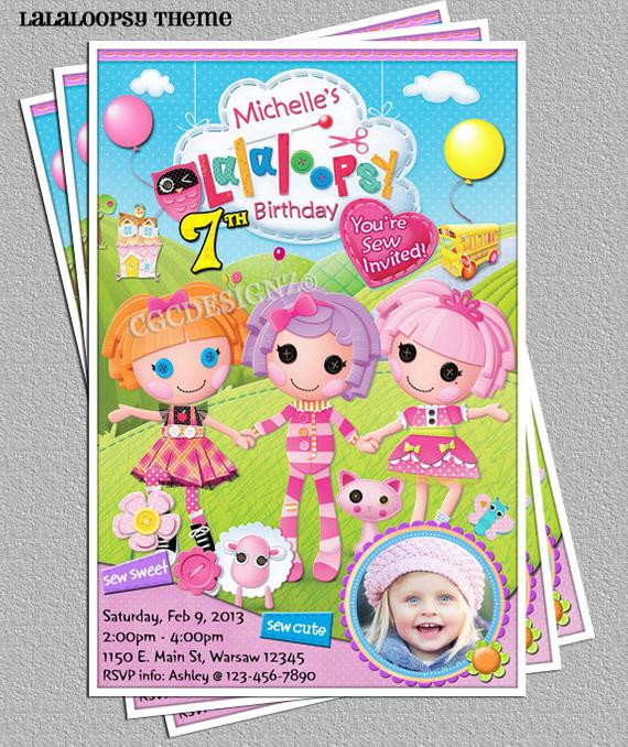 Lalaloopsy Birthday Invitations
 Lalaloopsy Birthday Party Invitation FREE Thank You