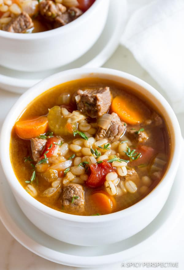 Lamb Barley Soup
 Perfect Beef Barley Soup A Spicy Perspective