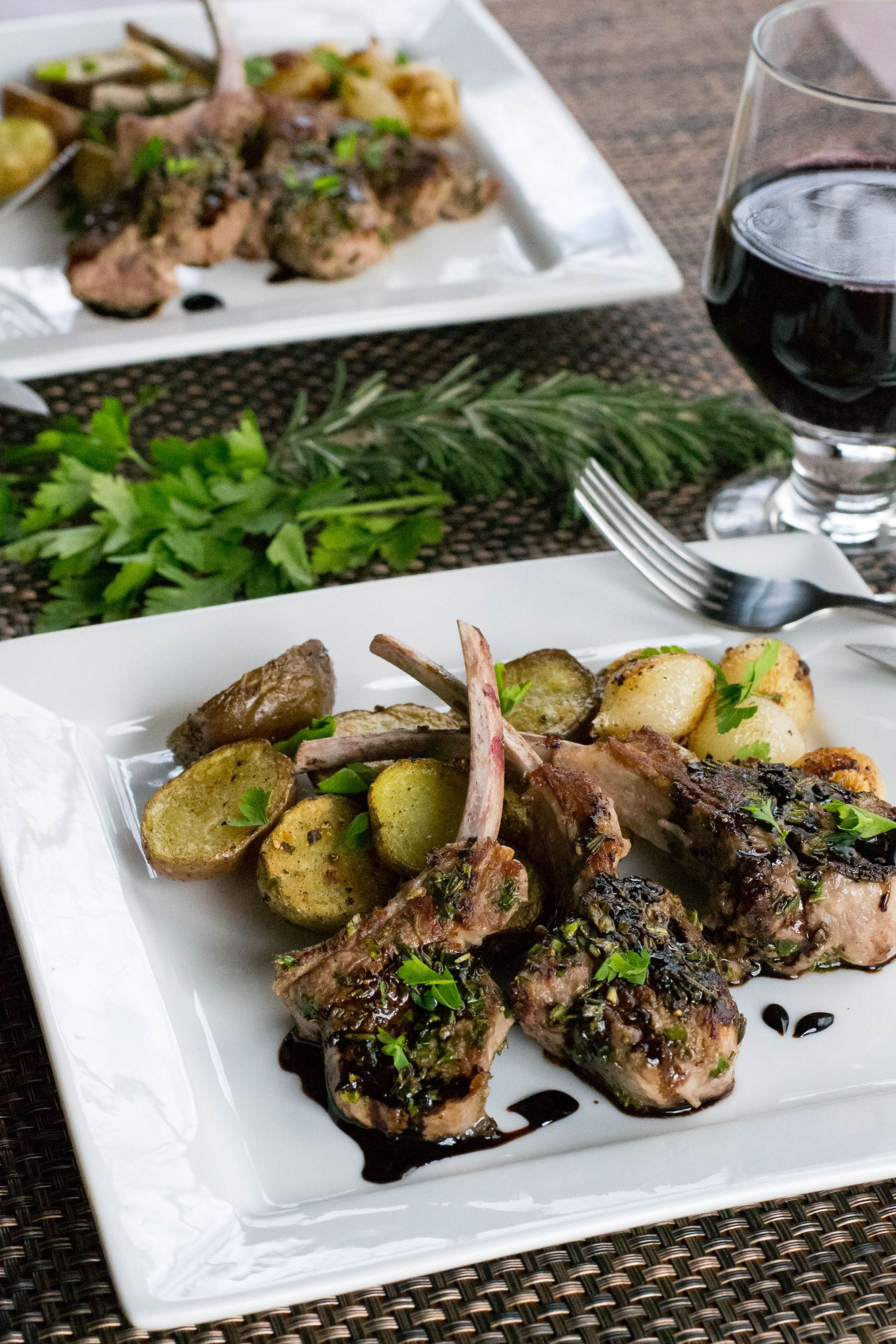 Lamb Chop Dinner
 Quick Easy Lamb Chops For Two What the Forks for Dinner