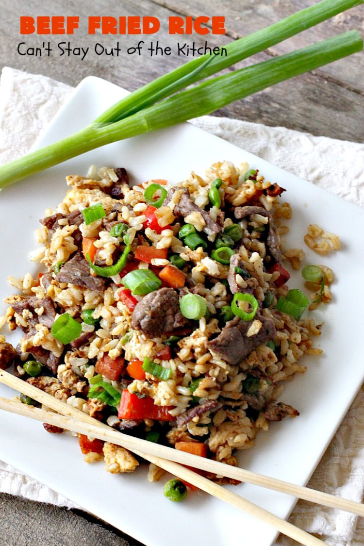 Lamb Fried Rice
 Beef Fried Rice – Can t Stay Out of the Kitchen