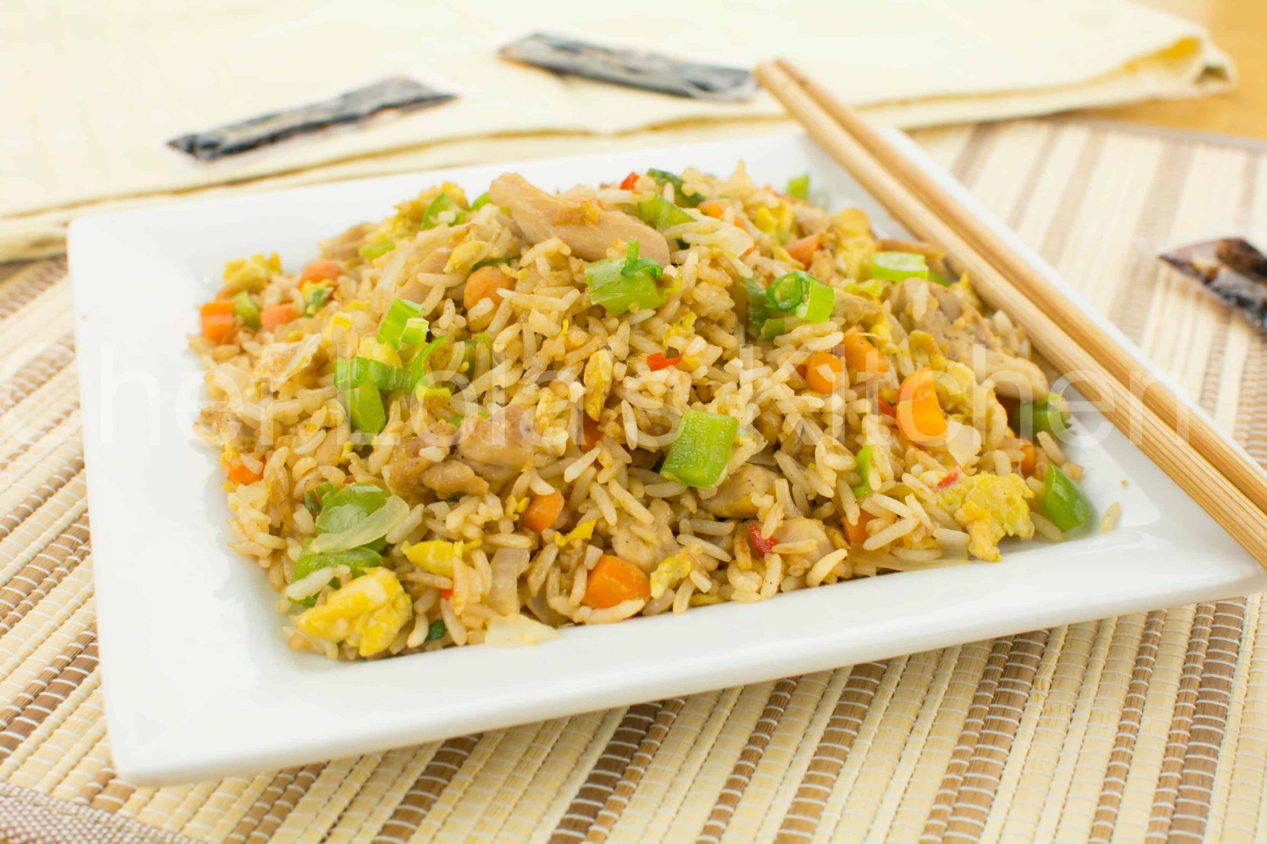 Lamb Fried Rice
 Chicken Fried Rice With Mixed Ve ables