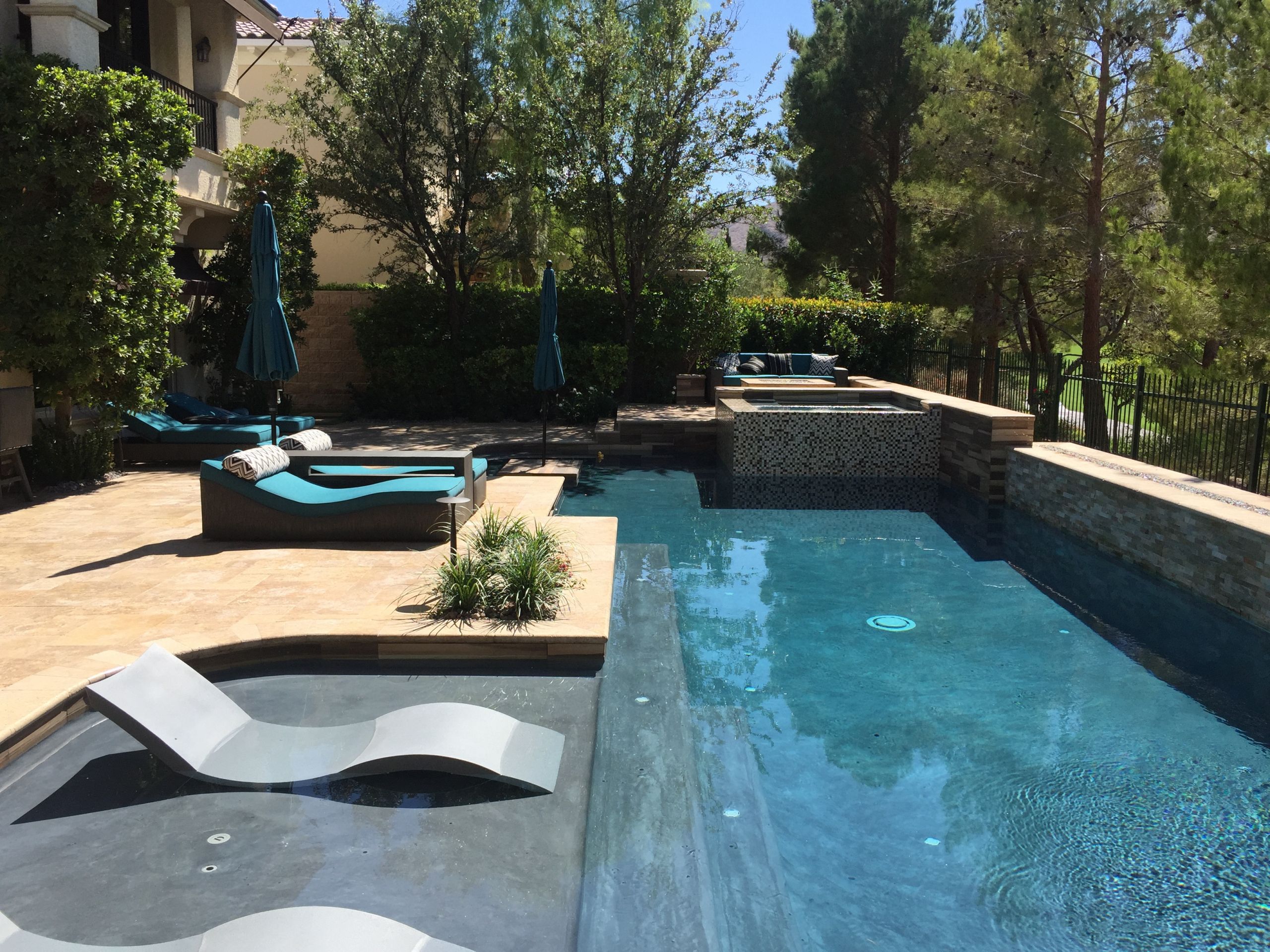 Landscape Design Las Vegas
 Backyard Resort Las Vegas pool design pool contractor