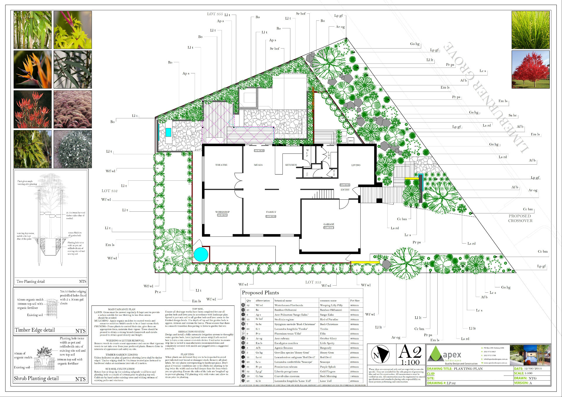 Landscape Design Plan
 Landscape Plan Examples