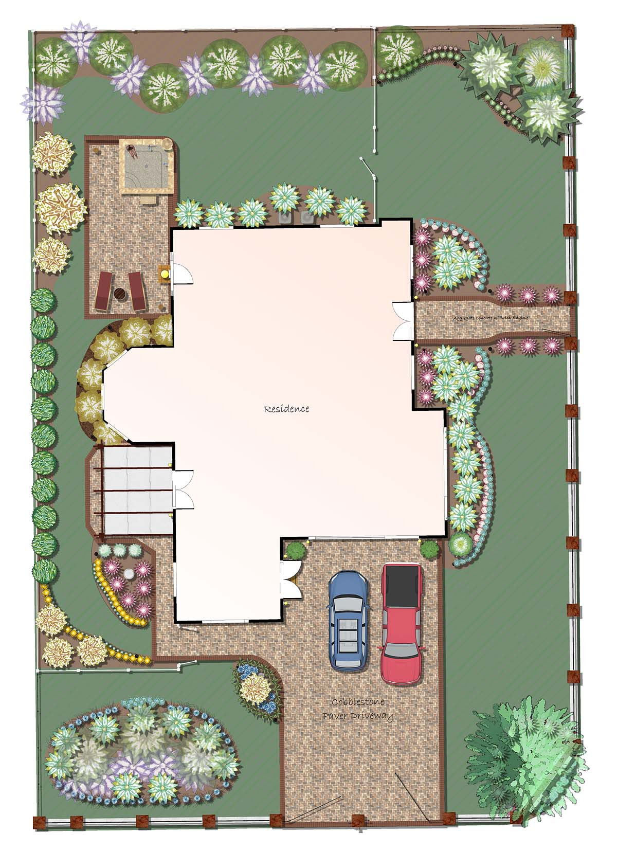 Landscape Design Plan
 Professional Landscape Software