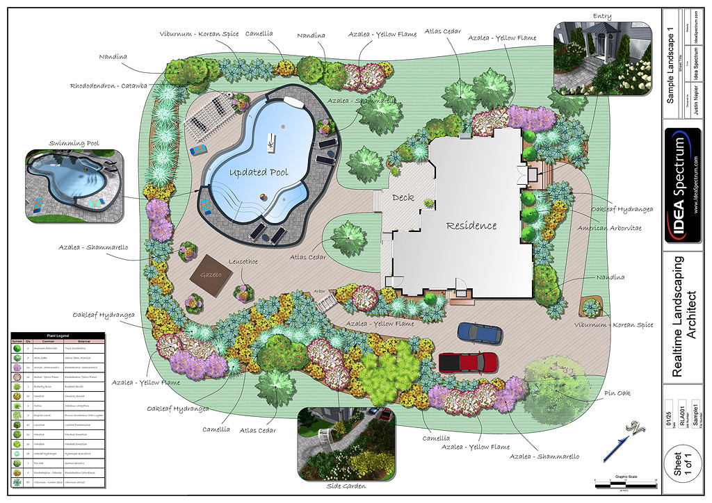 Landscape Design Plan
 Landscape Design Software by Idea Spectrum Realtime