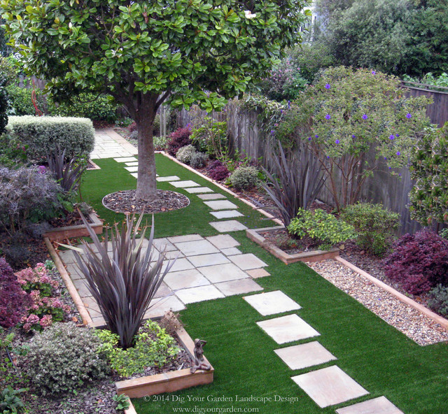 Landscape Design San Francisco
 Small San Francisco Back Landscape Contemporary