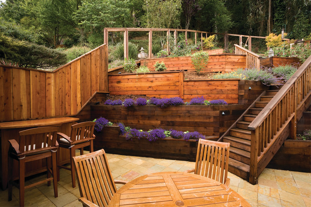 Landscape Design San Francisco
 Award winning terraced garden Landscape San Francisco