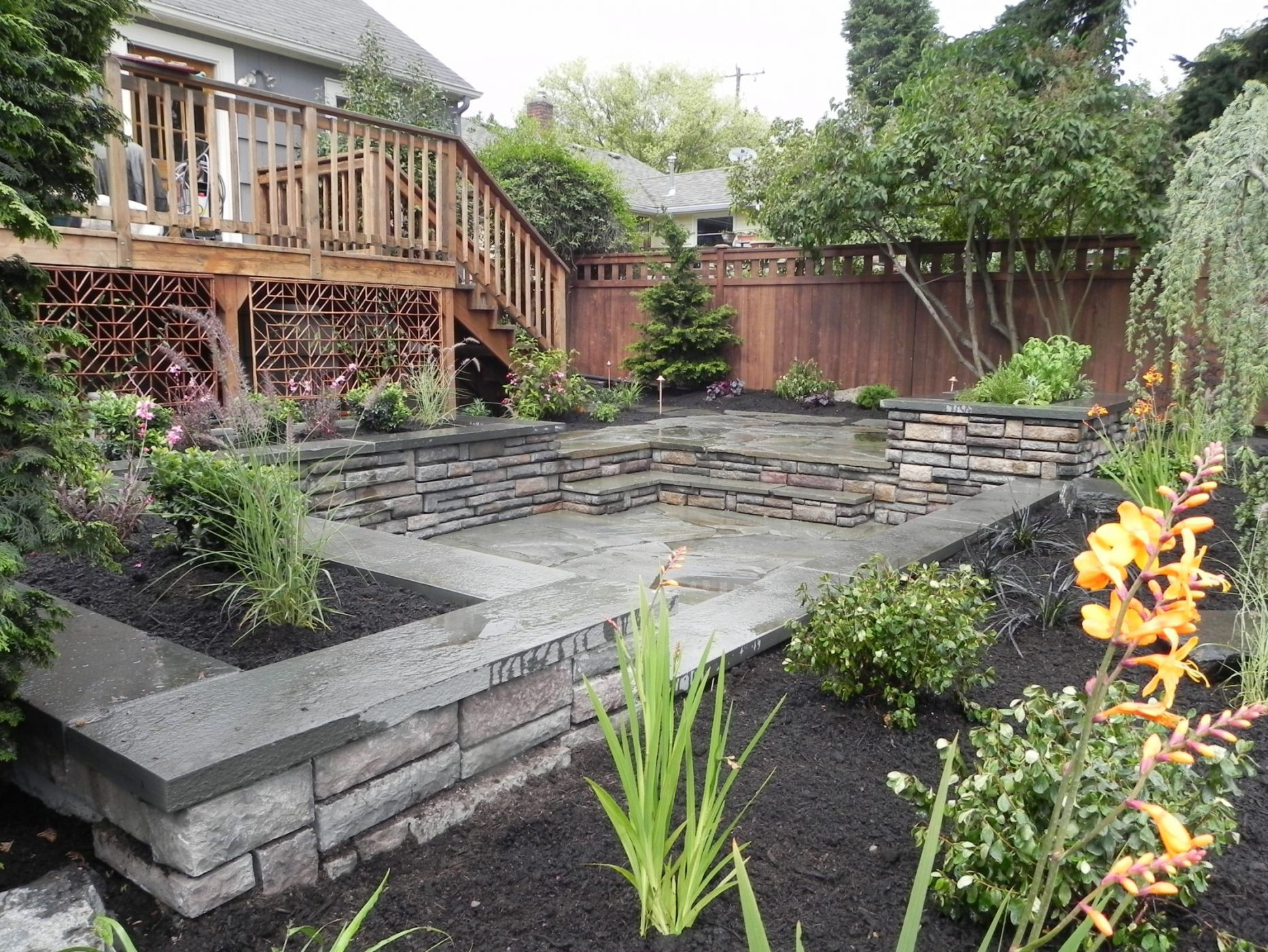 Landscape Design Seattle
 Seattle backyard landscape design and construction