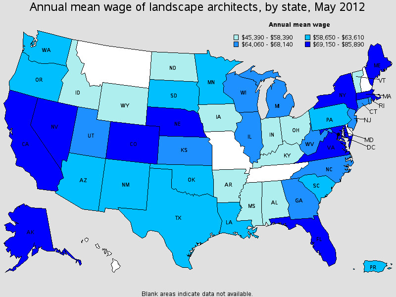 Landscape Designer Salary
 bls landscape architect salary Google Search