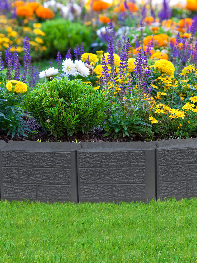 Landscape Edging Blocks
 Stomp Block Edging for Landscape Lawn & Garden