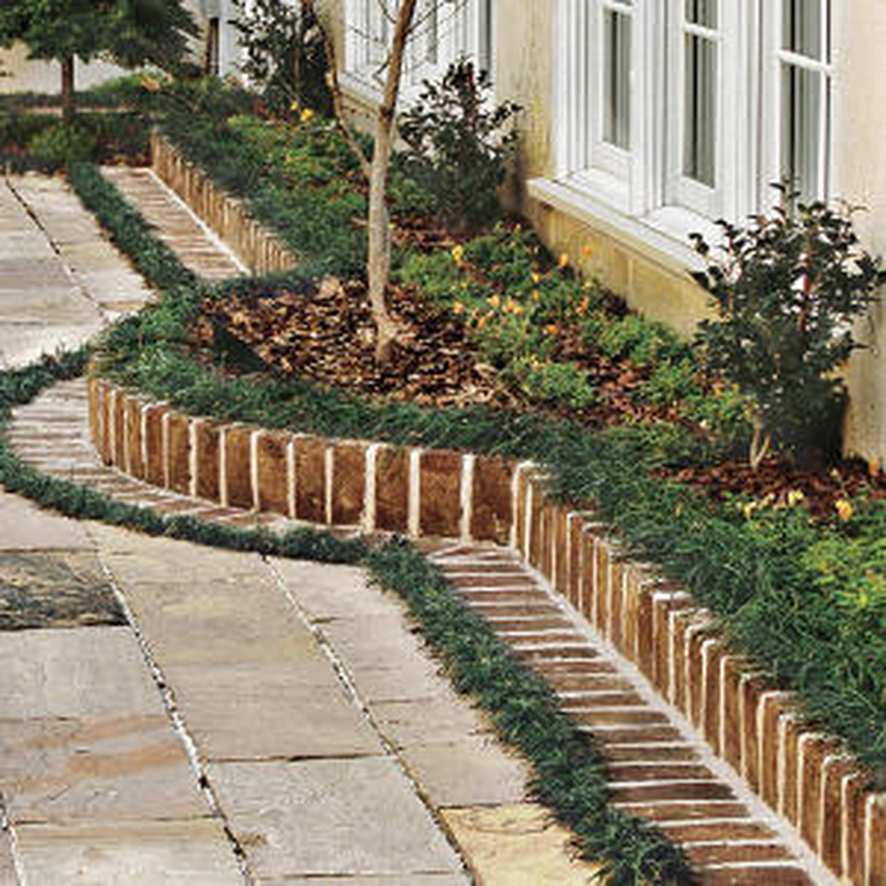 Landscape Edging Bricks
 Brick Edging & Brick BBQ Landscape Gardening job in