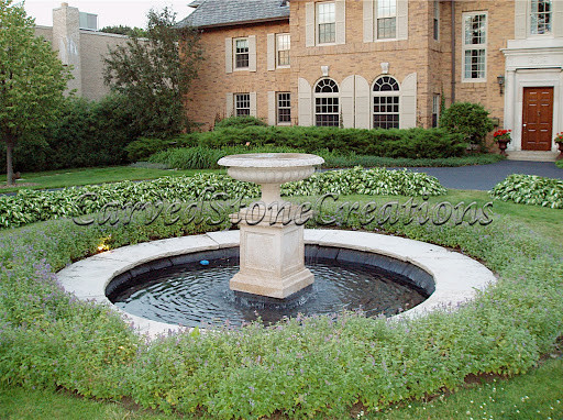 Landscape Fountain Front Yards
 Outdoor Fountain Placement Ideas