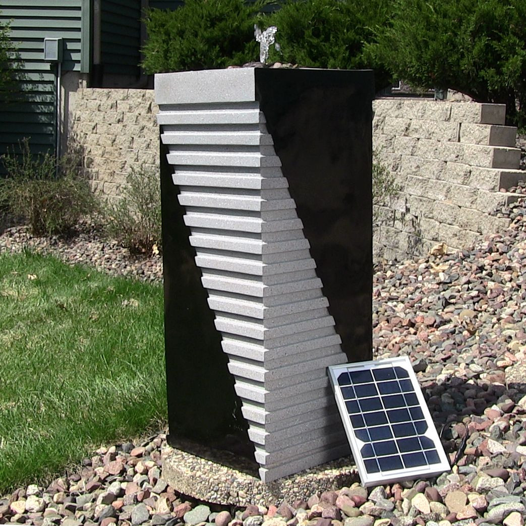 Landscape Fountain Modern
 Solar Water Fountain Modern Tower Design for Outdoor