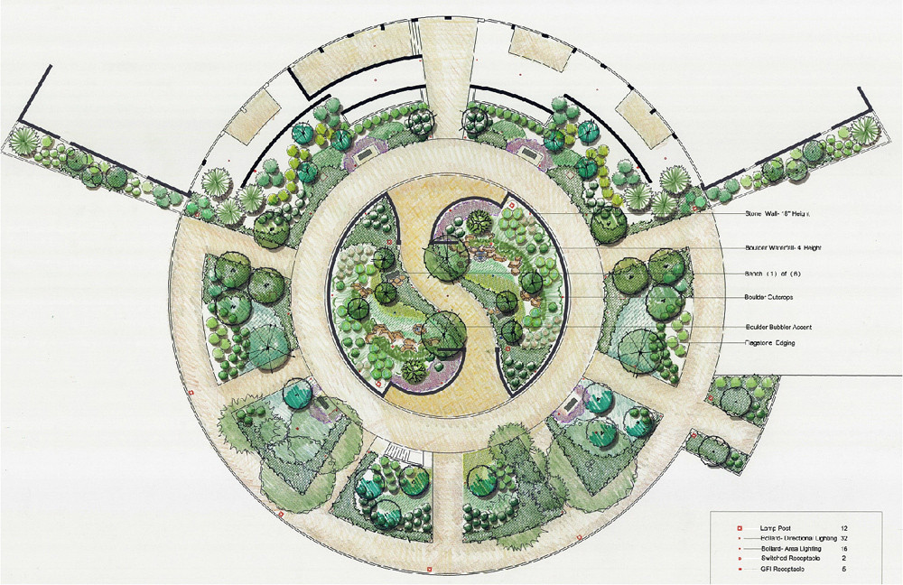 Landscape Fountain Plan
 42 Plaza Fountain Plan Design The City County Building