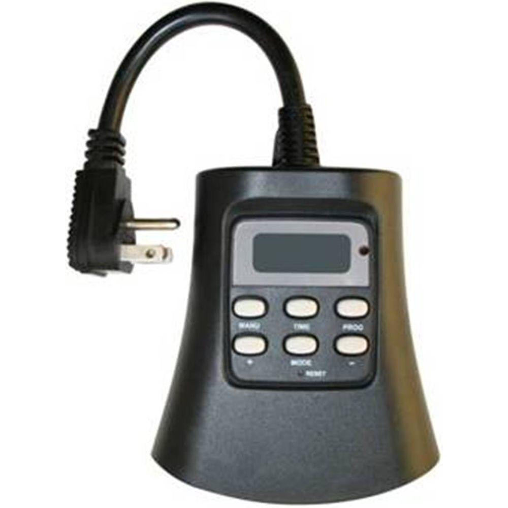 Landscape Lighting Timer
 Westek Plug In 3 Outlet Outdoor Digital cell Timer