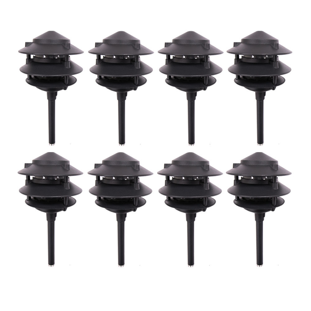 Landscape Lights Low Voltage
 8 x 12 LED Path Way Outdoor Landscape Mount Garden Fence