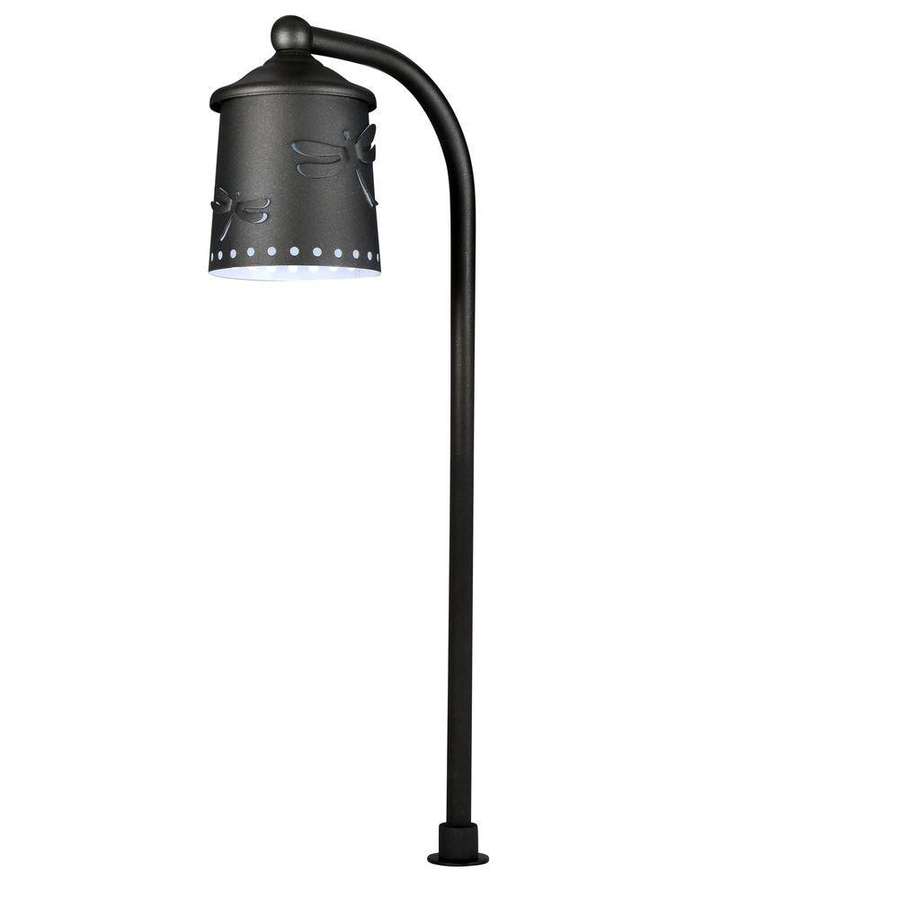 Landscape Lights Low Voltage
 Hampton Bay Low Voltage Black Outdoor Integrated LED