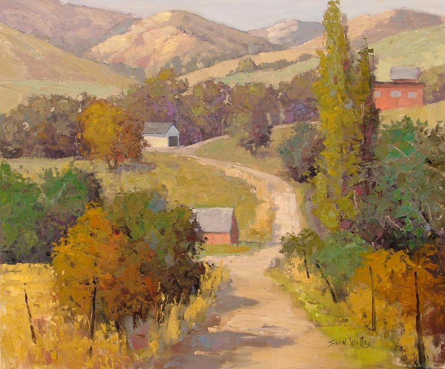 Landscape Oil Painting
 beautiful landscape oil paintings by Sean Wallis art