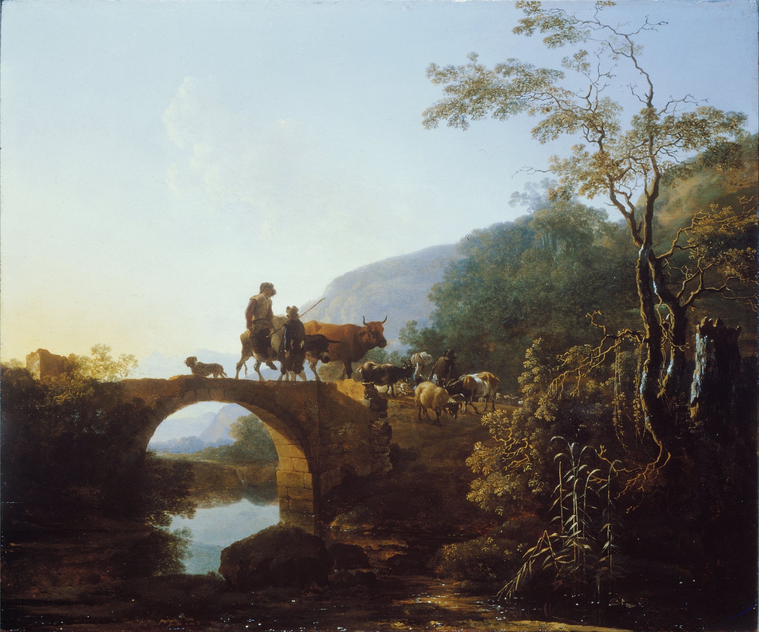 Landscape Painting Artists
 File Pynacker Adam Bridge in an Italian Landscape