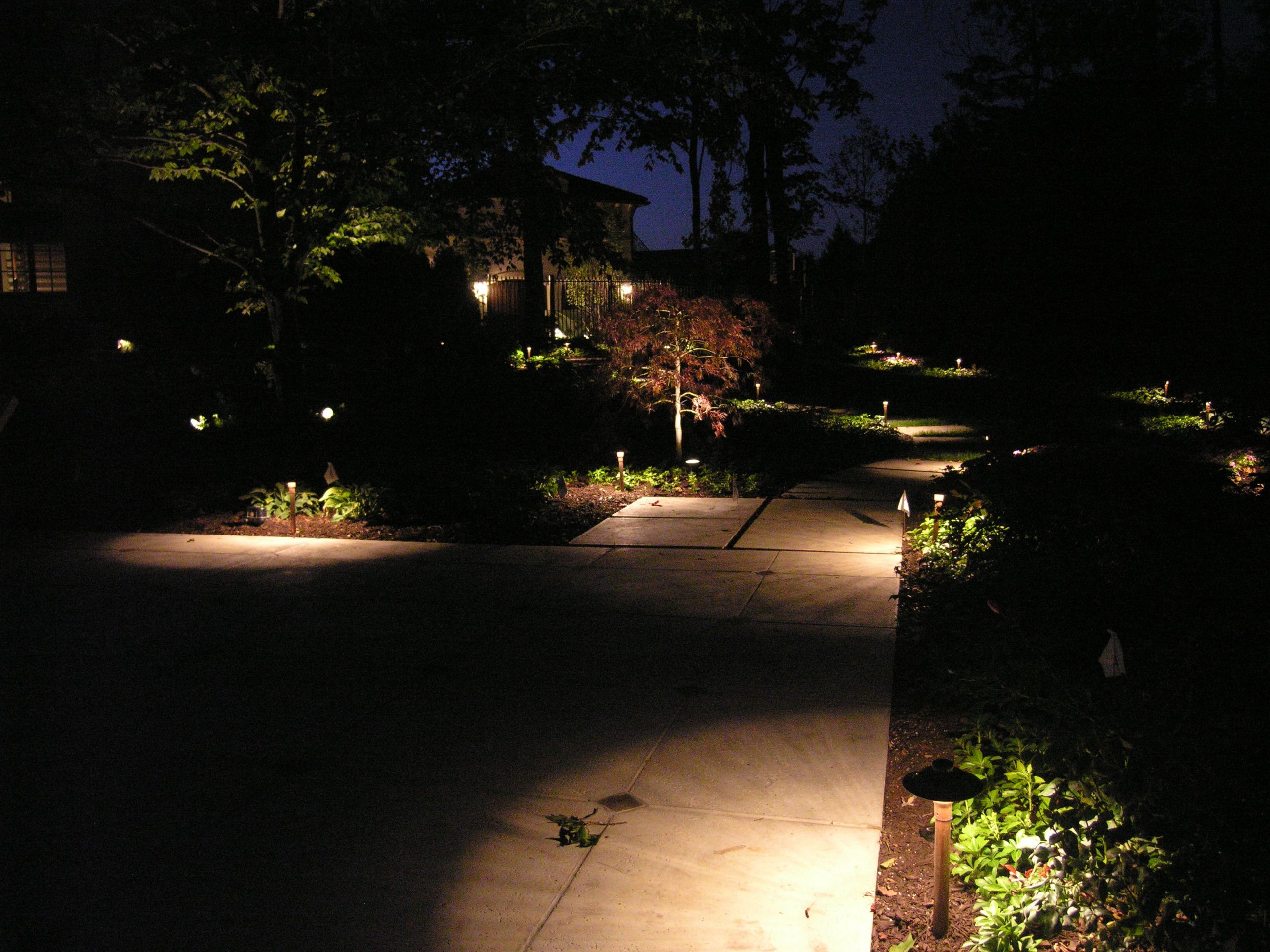 Landscape Path Lights
 The right placement of path lights
