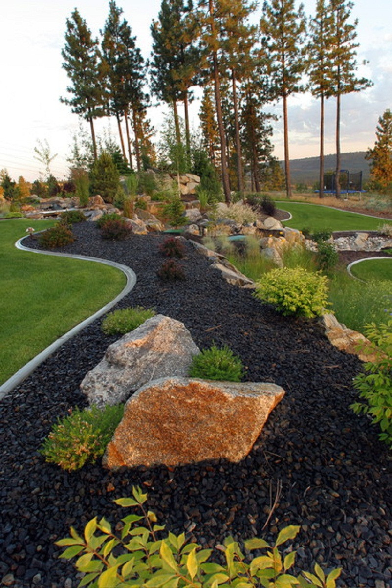 Landscaping Ideas For Large Backyard
 Natural Rocks For Landscaping