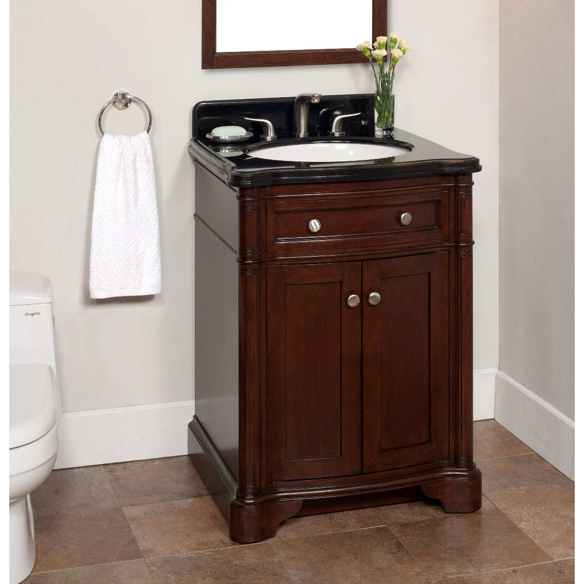 Lanza Bathroom Vanity
 Lanza Chester 26" Single Bathroom Vanity Set & Reviews