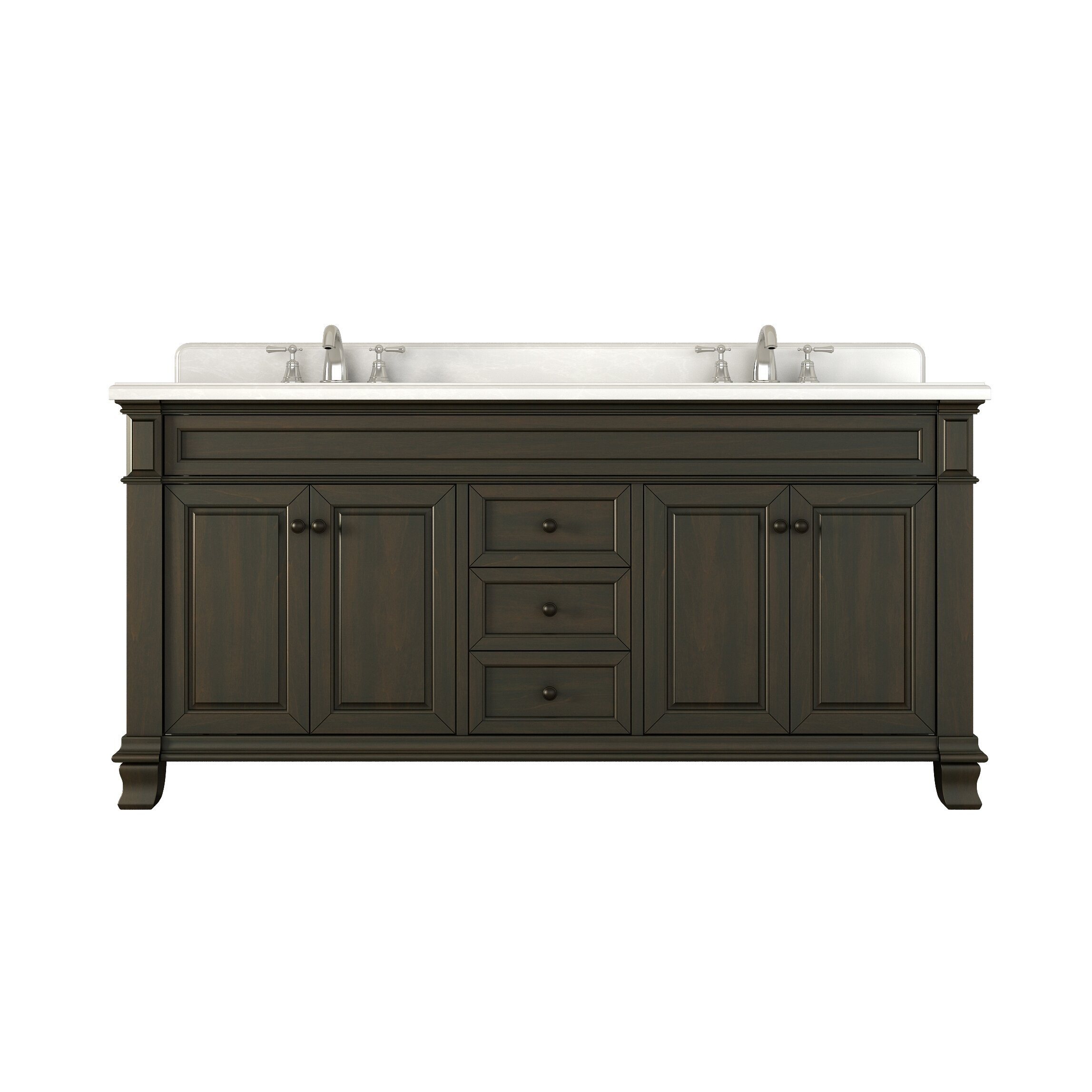 Lanza Bathroom Vanity
 Lanza Kingsley 72" Double Bathroom Vanity Set & Reviews