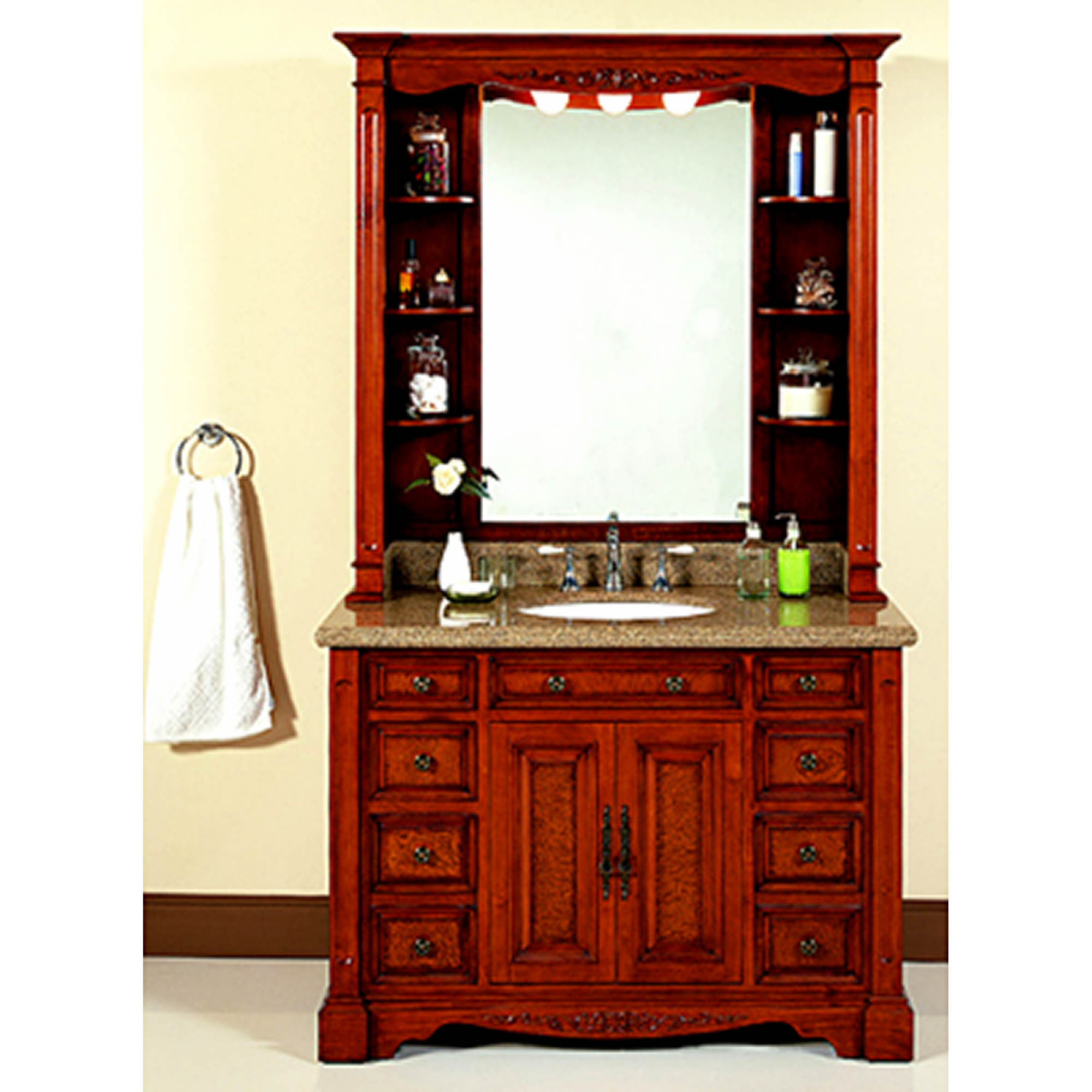 Lanza Bathroom Vanity
 Lanza Single Sink Bathroom Vanity with Granite Countertop