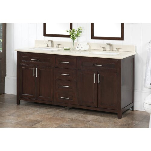 Lanza Bathroom Vanity
 Lanza 72" Double Bathroom Vanity Set & Reviews