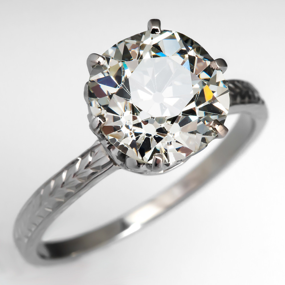 Large Diamond Rings
 Nicky Hilton Wears Diamond Solitaire Engagement Ring
