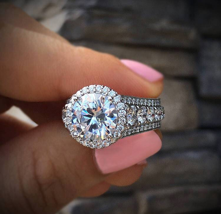 Large Diamond Rings
 8 Beautiful BIG Engagement Rings Raymond Lee Jewelers