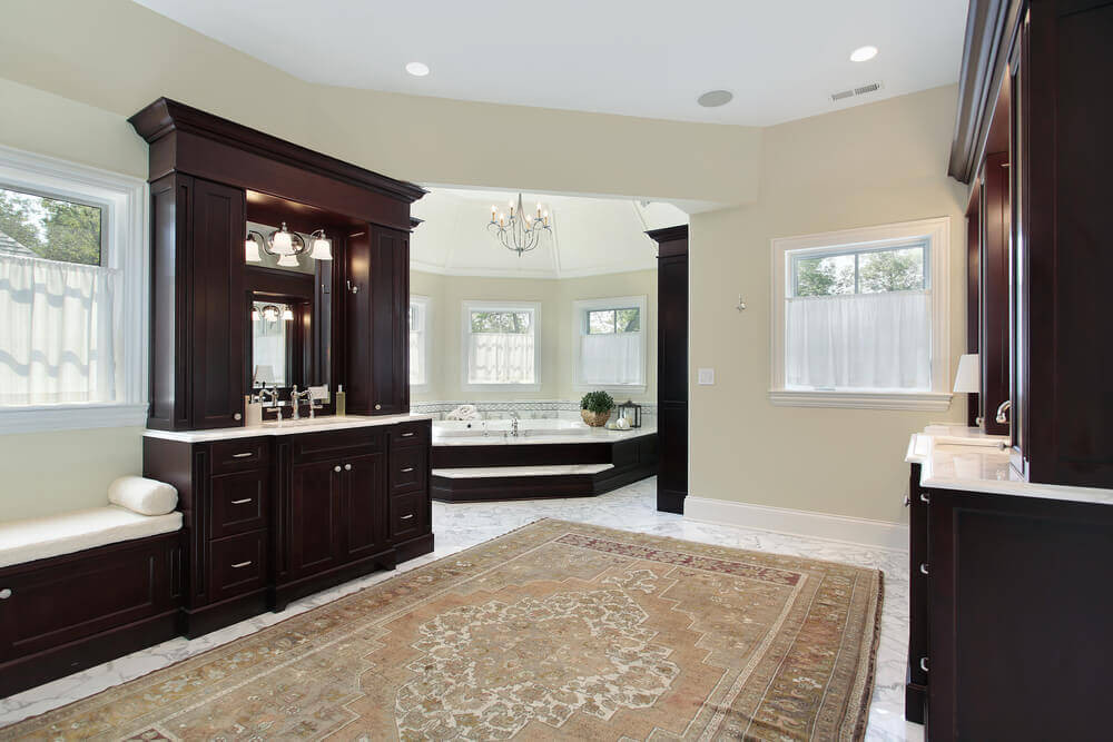 Large Master Bathroom
 52 Master Bathroom Designs with Beautiful Woodwork