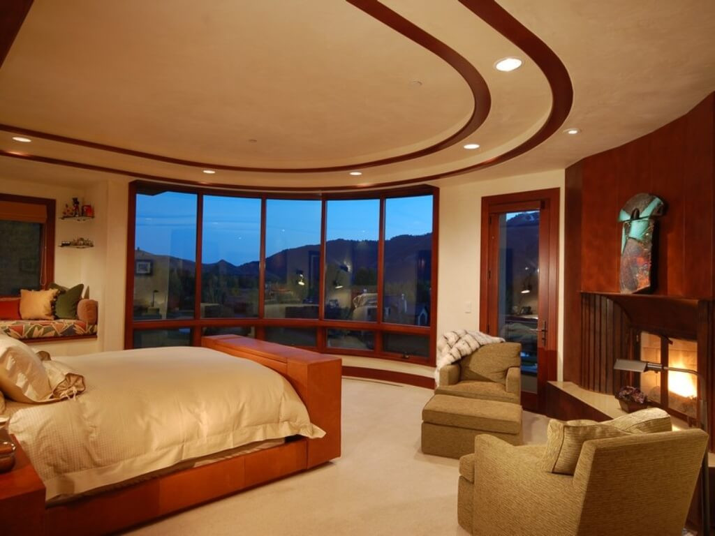 Large Master Bedroom
 Spacious Idaho Contemporary Mansion on a Golf Course with