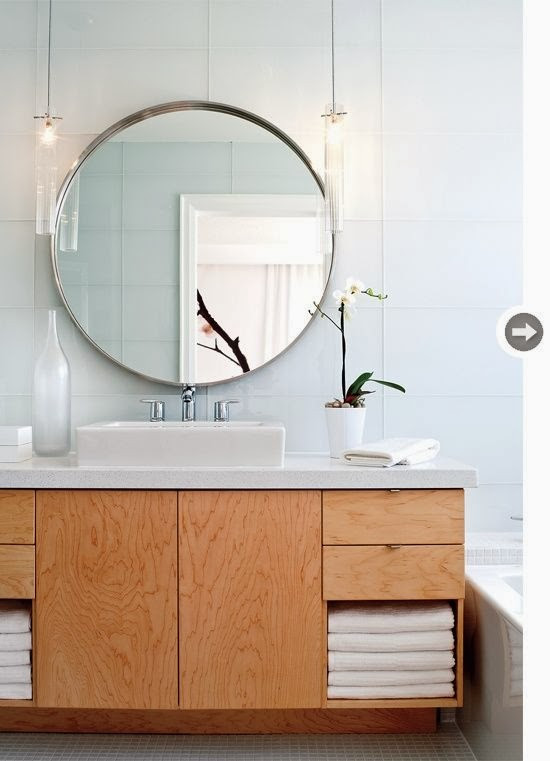 Large Round Bathroom Mirror
 To da loos round mirrors in the bathroom my