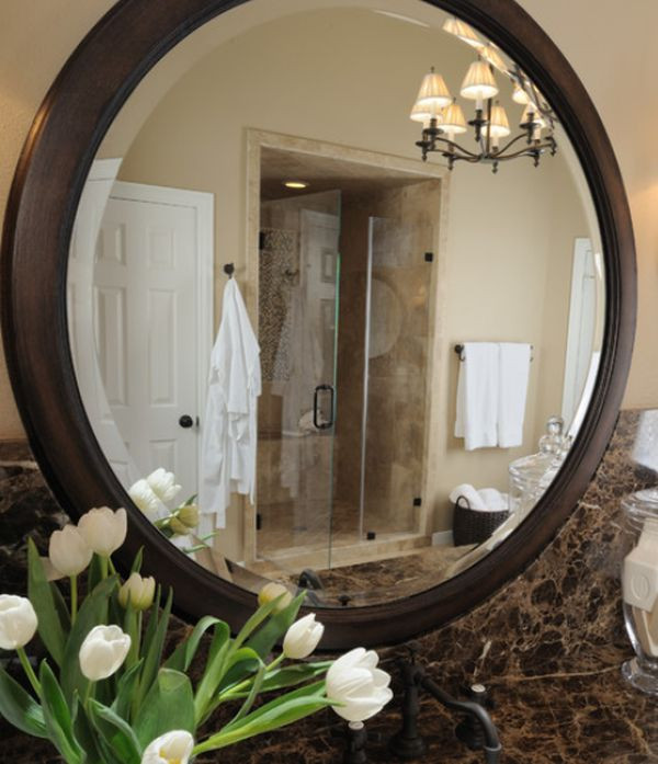 Large Round Bathroom Mirror
 Mirror Mirror The Wall Bathroom Mirrors