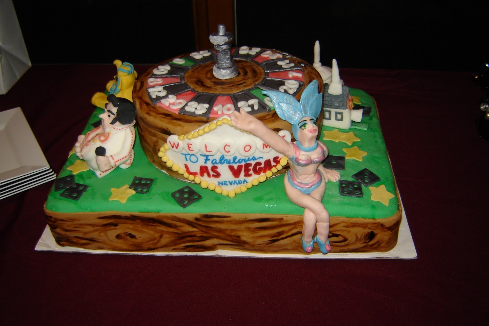 Las Vegas Birthday Cakes
 Adventures in Cake Decorating Cake 15 Michael s Viva Las